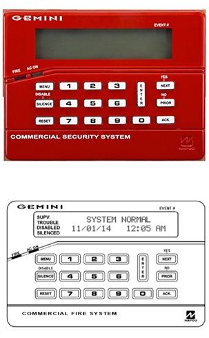 LCD FIRE ANNUNCIATOR GEM